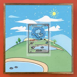 Pokémon Mew ex #232 Pokemon Paldean Fates Card Display Frame - Chillframe