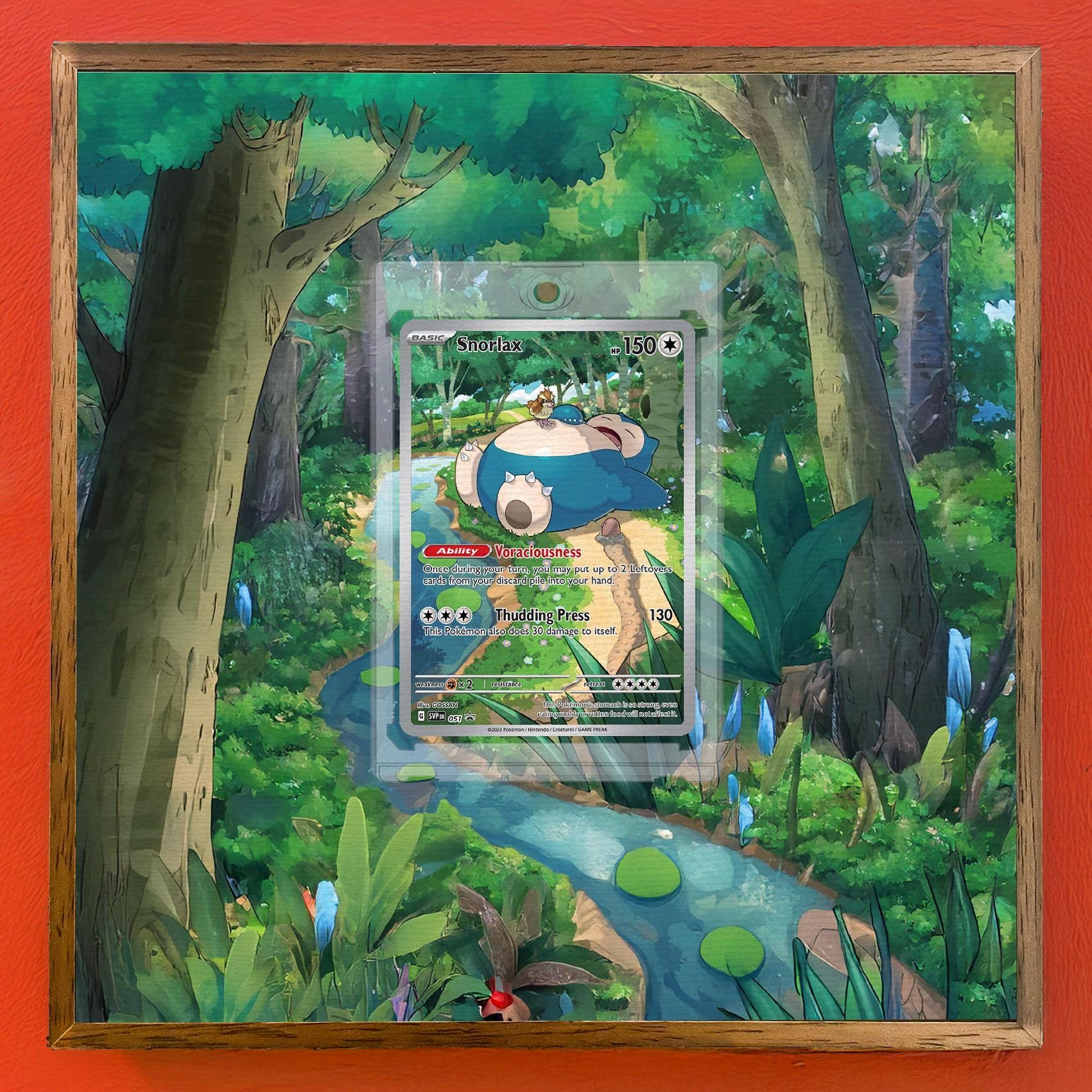 Snorlax #51 Scarlet & Violet Promo | Pokemon Card Display Frame