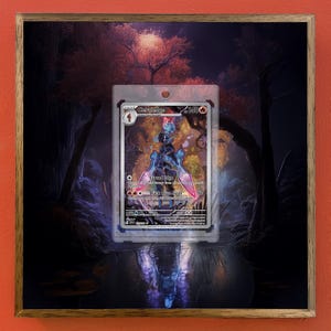 Cadre de présentation pour cartes Pokémon Ceruledge #197 Pokémon Surging Sparks - Chillframe
