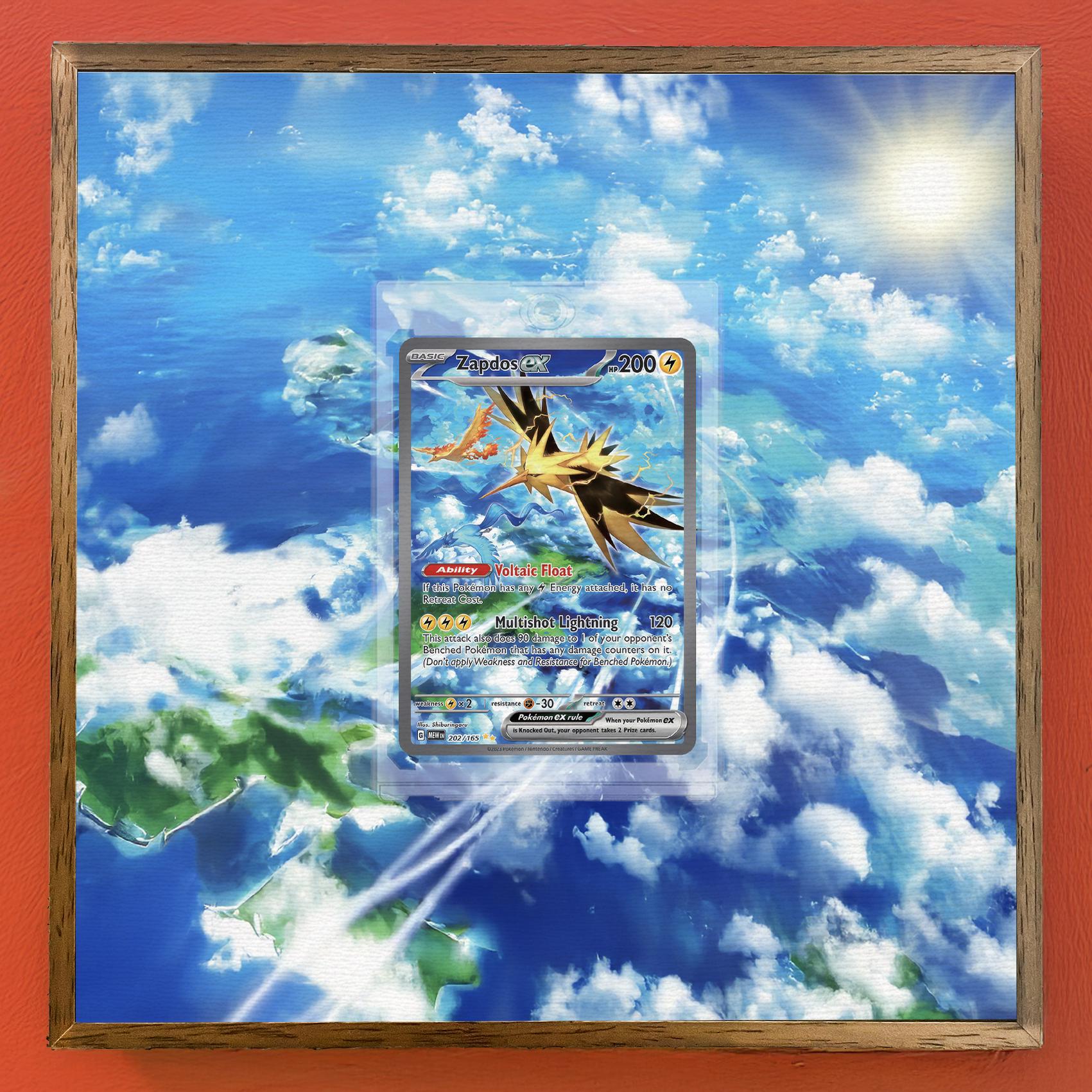 Zapdos Ex 202/165 Scarlet & Violet 151 | Pokemon Card Display