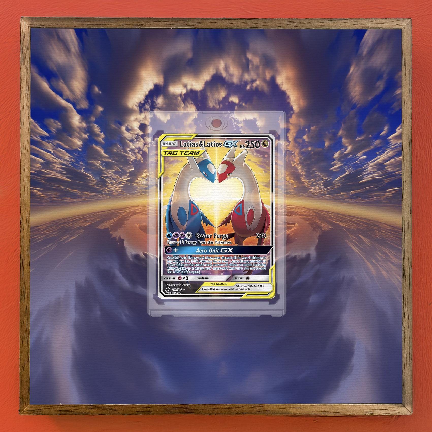 Latias & Latios GX #170 Team up Card Display Frame | Pokemon TCG