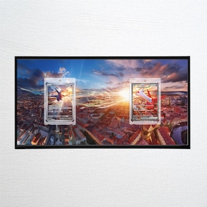 Pokémon 2-in-1 Card Display Frame - Latios & Latias EX - SV08 Surging Sparks - Chillframe