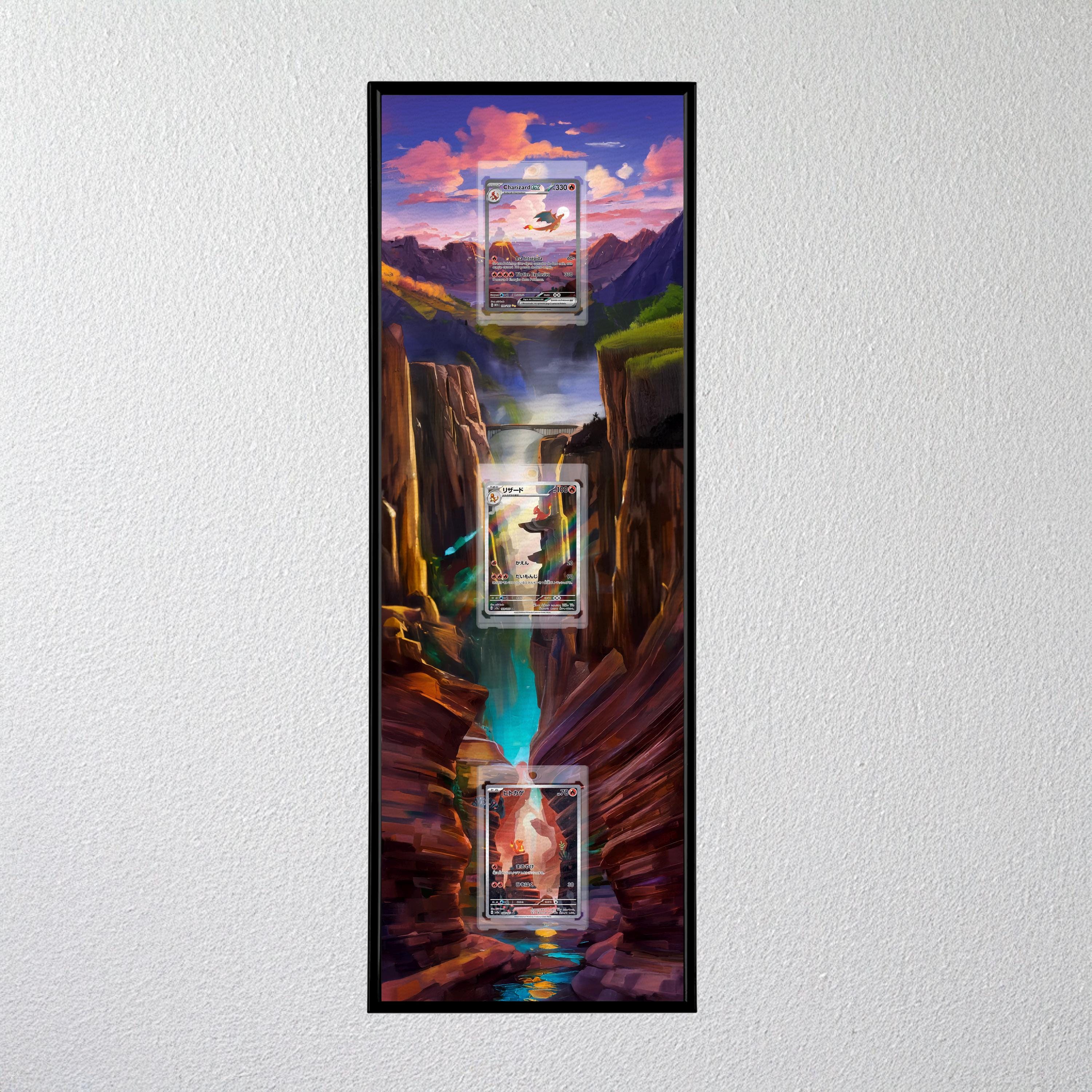 Pokemon 3-in-1 Frame Charizard Charmeleon Charmander Sv2a | TCG Collector  Gift Display - Etsy