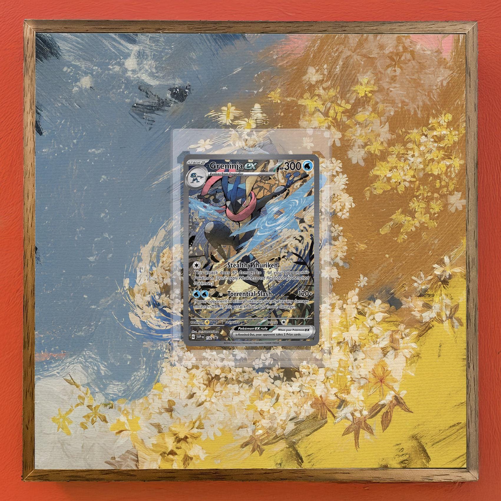 ゲッコウガEX #132 プロモカードディスプレイフレーム | ポケモンTCG