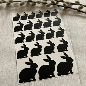 Oster Sticker, Osterhasen Aufkleber 2