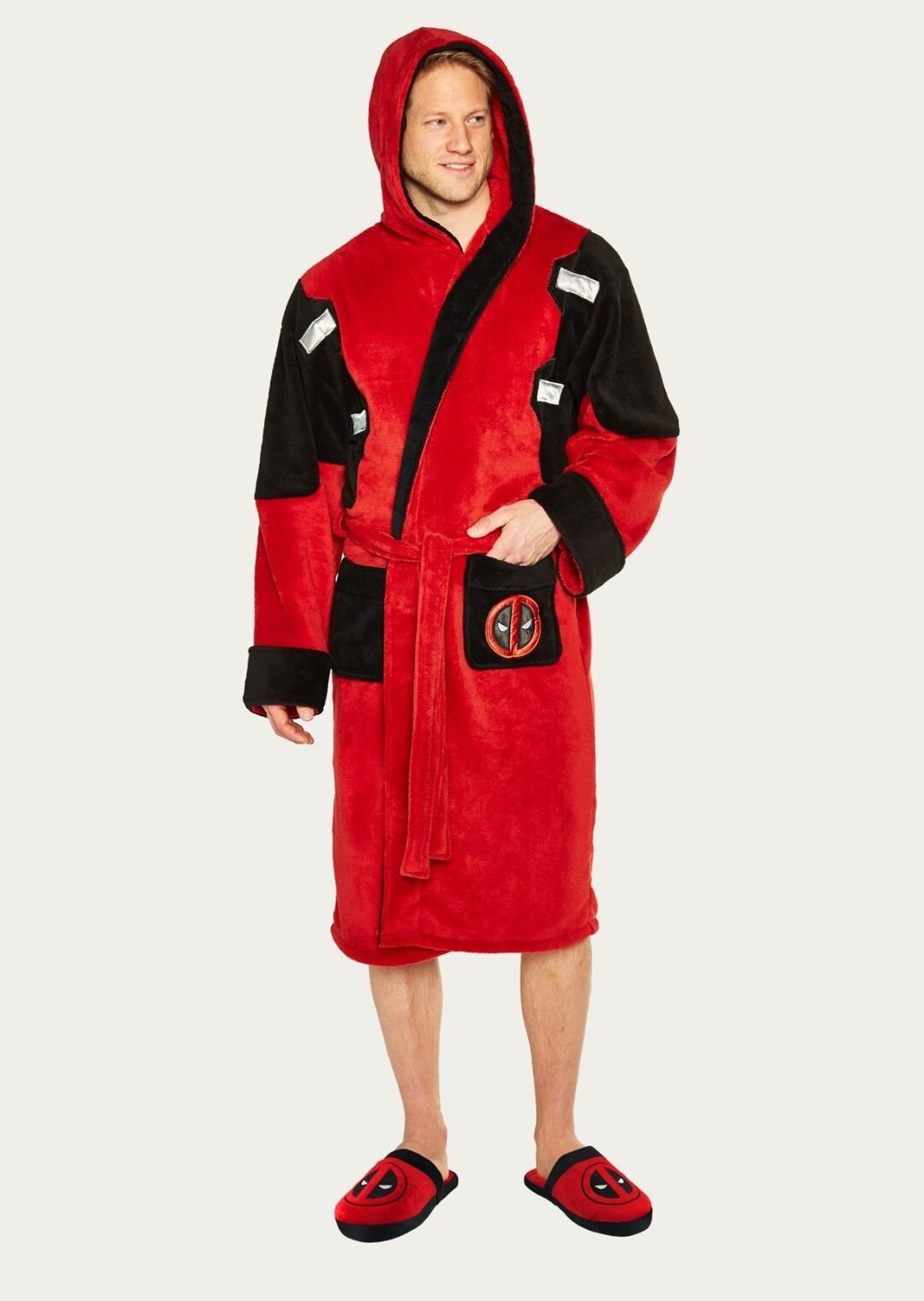 Deadpool Dressing Gown Mens Robe Etsy