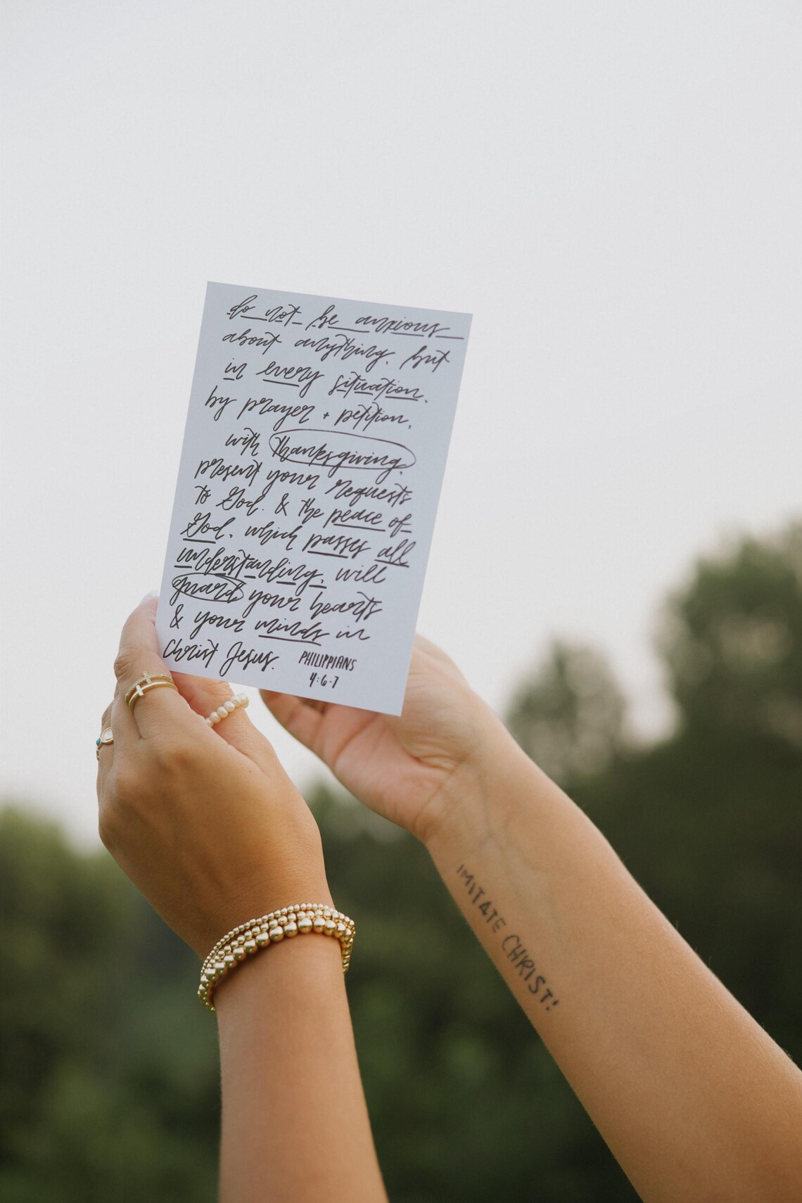 Handwritten Card Example Custom Handwritten Card - Etsy