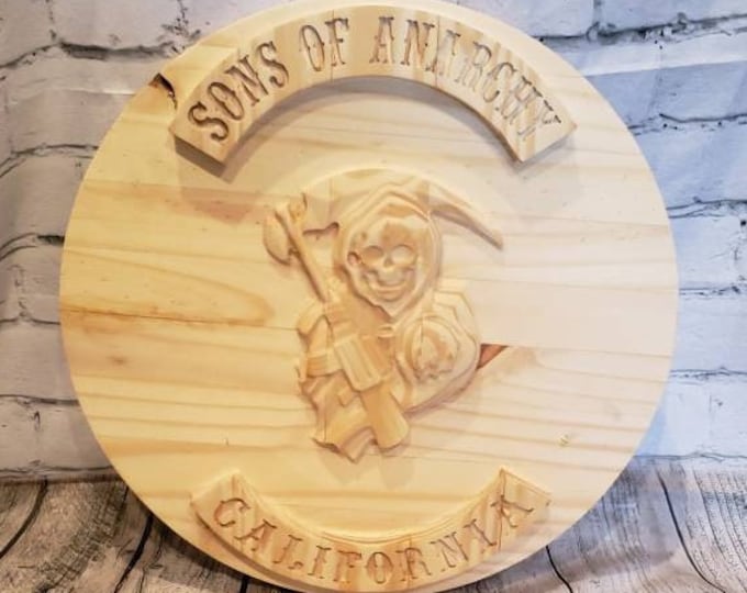 Sons of Anarchy Coffee End Table Tabletop Wall Art no Legs Etsy