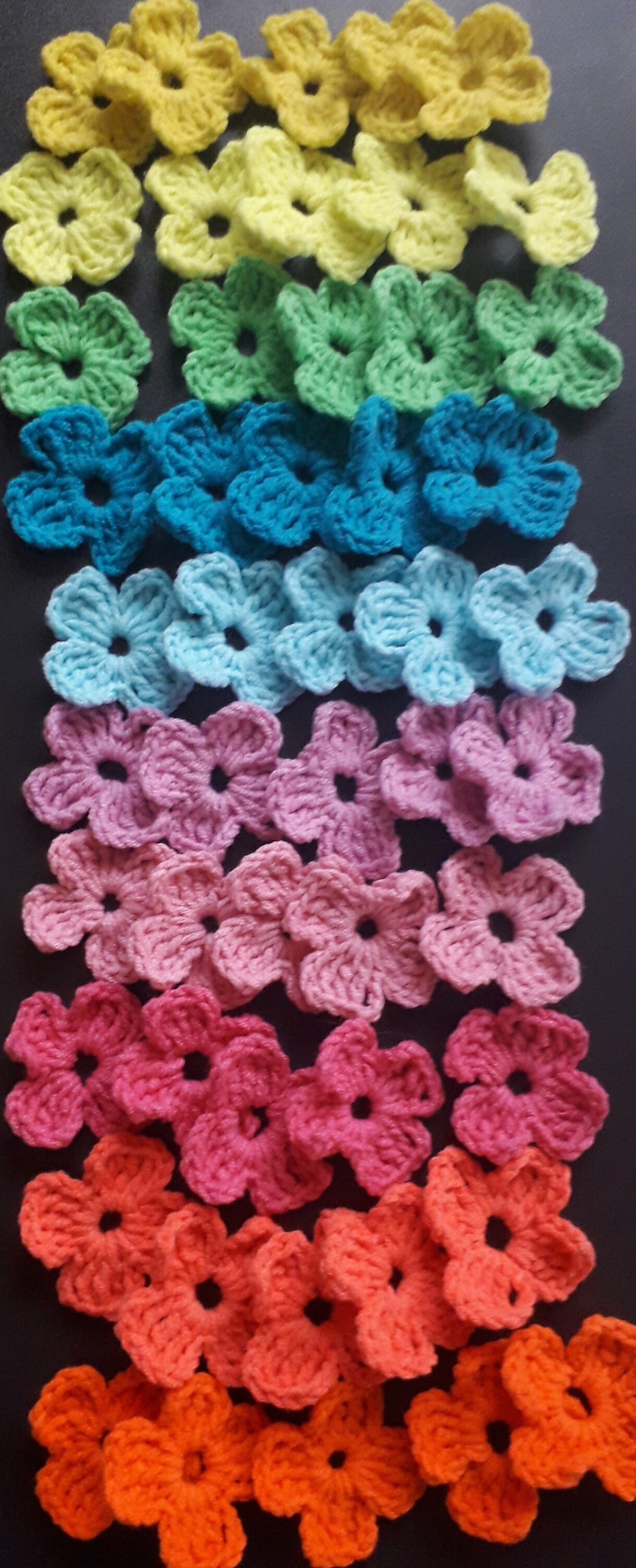 Butterfly Appliques9 Crochet Butterfly Appliquespink -  in 2023