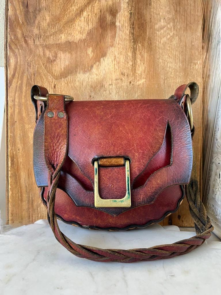 70s Italian Leather Bag - Etsy - Page 2