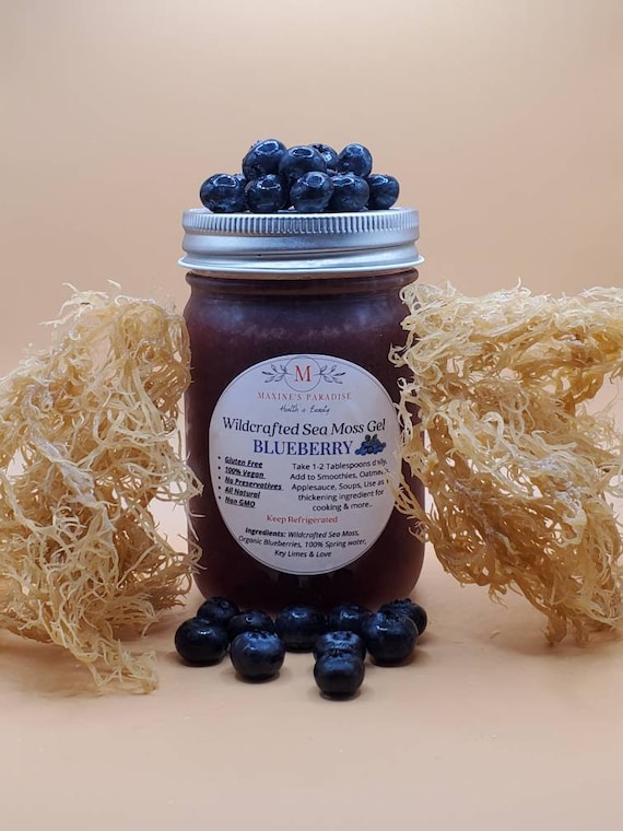 Blueberry Sea Moss Gel - Etsy