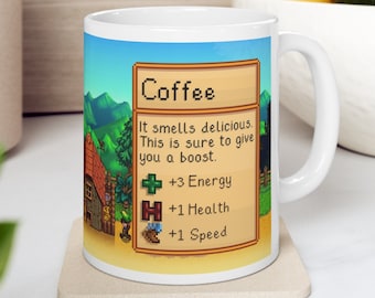 Stardew Valley Mug, Stardew Valley Personalized Gift, Valley Coffee Mug, Stardew Valley Game, Stardew Valley Cup, Stardew Mug, Gamer Mug