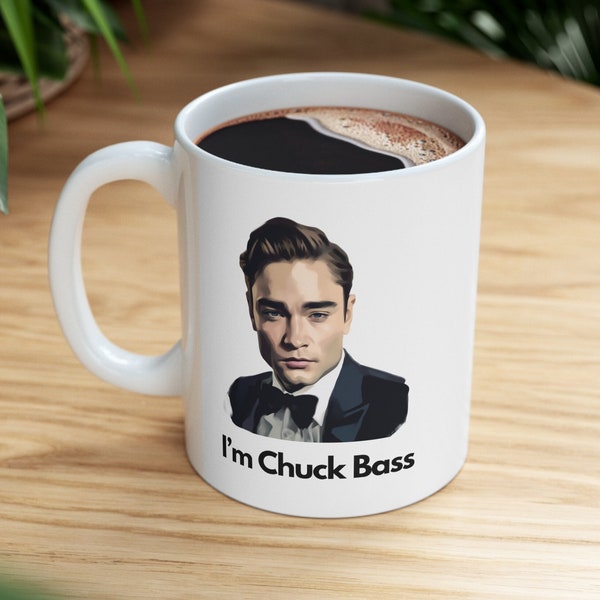 Ich bin Chuck Bass Gossip Girl Becher gesichtet auf der oberen East Side Chuck und Blair Xoxo Gossip Girl Geschenk für ihn Geschenk für sie