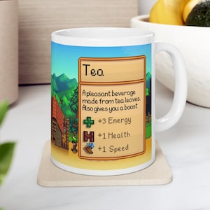 Stardew Valley Mug, Stardew Valley Personalized Gift, Valley Tea Mug, Stardew Valley Game, Stardew Valley Cup, Stardew Mug, Gamer Mug