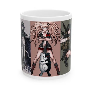 Taza Danganronpa, Copa Anime Monokuma, Junko Komaeda, Tazas Manga Monokuma Despair, Monobear, Academia Hopes Peak, Tazas de Café Dangan Ronpa