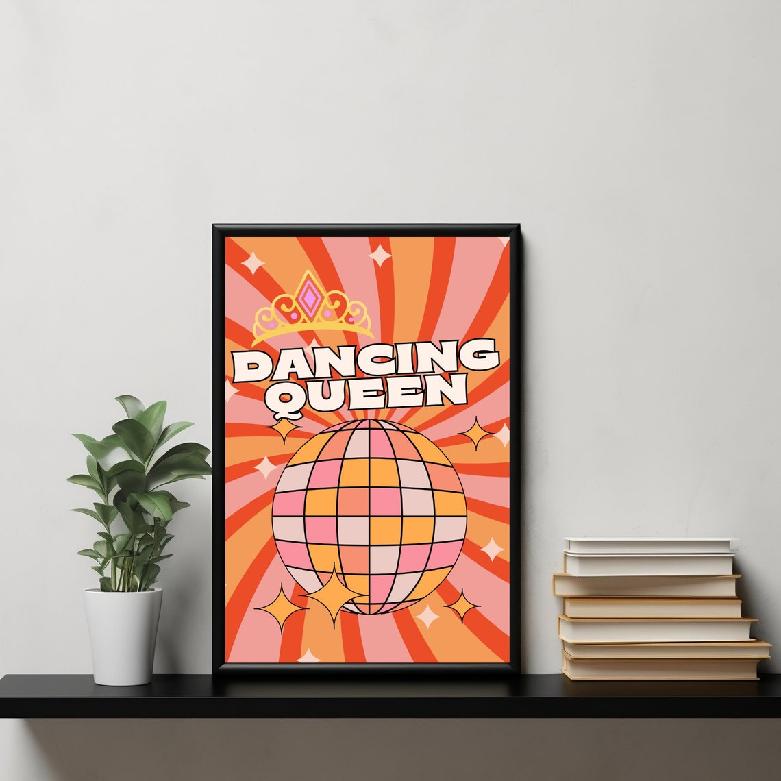 Dancing Queen | ABBA Print | Lyrics Print | Music Print | ABBA Gift ...