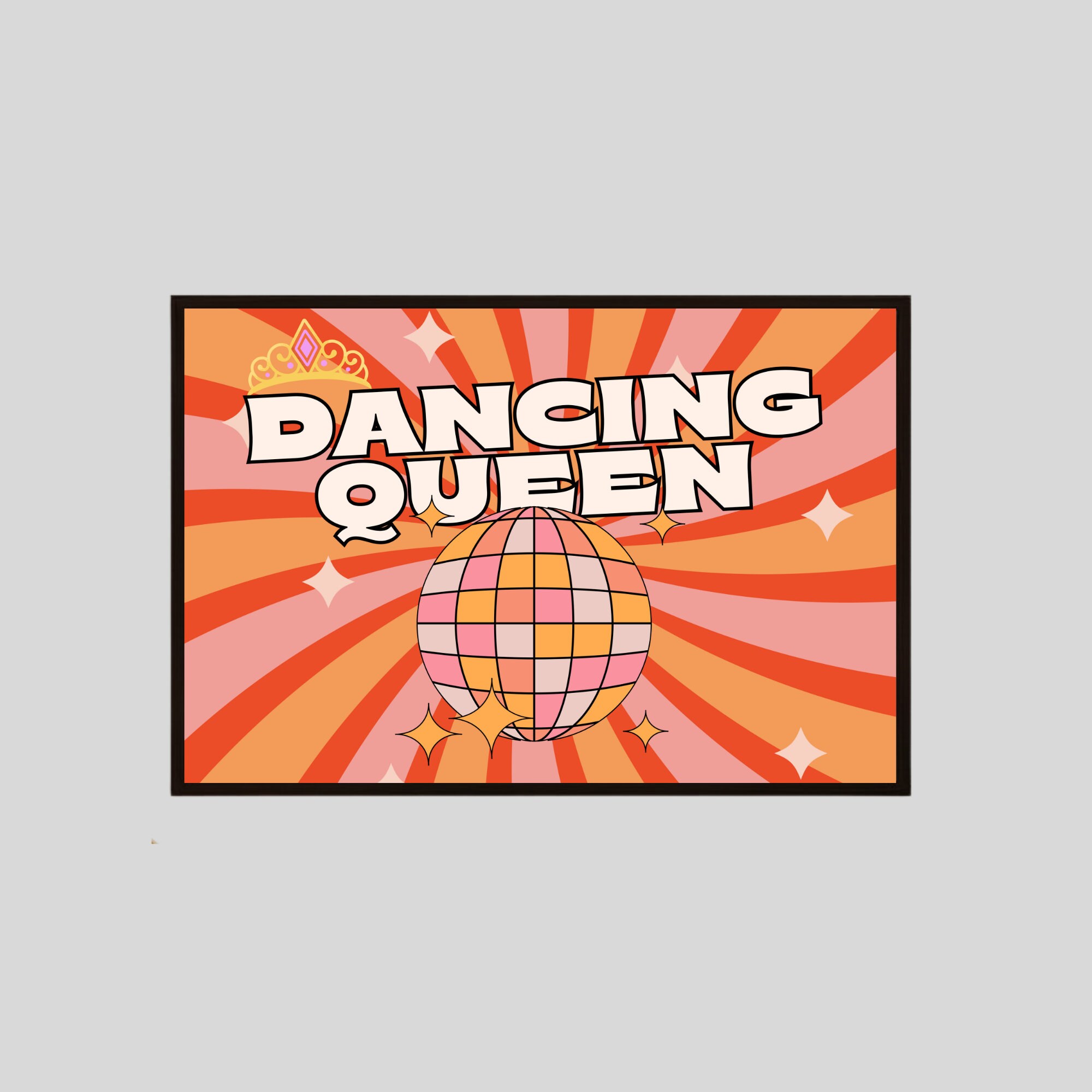 Dancing Queen | ABBA Print | Lyrics Print | Music Print | ABBA Gift ...