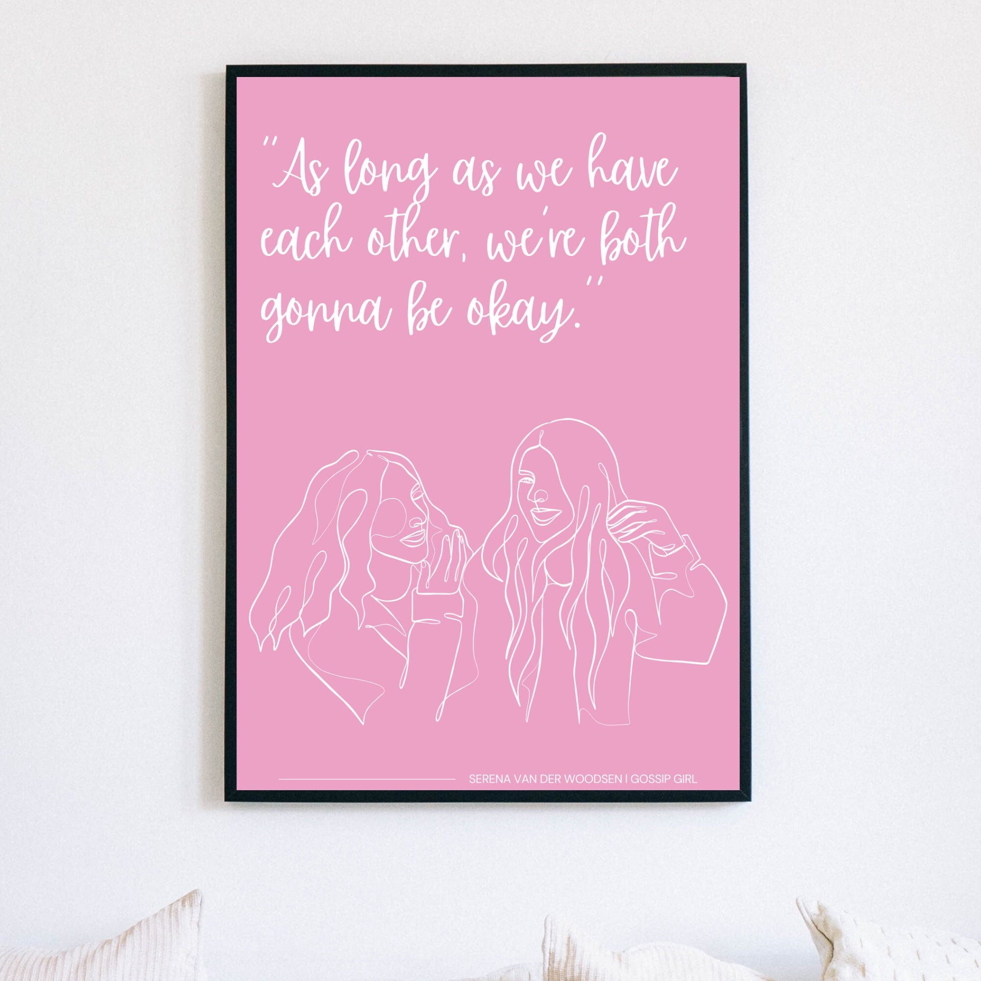 Gossip Girl Print Serena Van Der Woodsen Famous Quote Xoxo Gossip Girl Fan  Unique Gift for a Friend TV Series Fan Perfect Friendship Gift - Etsy, image size:2000x2000