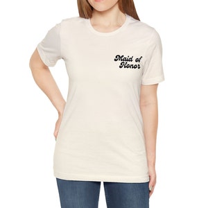 Maid of Honor Jersey Short Sleeve Tee