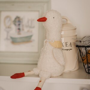 plush goose soft toy handmade image 2