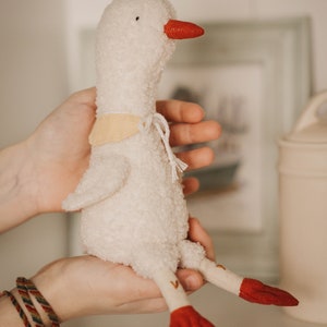 plush goose soft toy handmade image 8