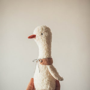 plush goose soft toy handmade image 6