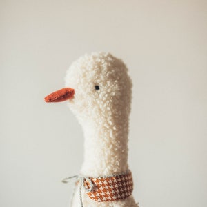 plush goose soft toy handmade image 7