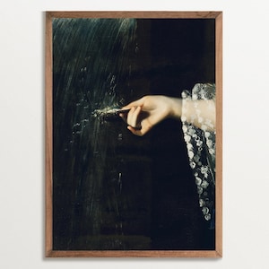 Dark Academia, Moody Wall Art, Vintage Painting Print, Surreal Art Print, Victorian Art
