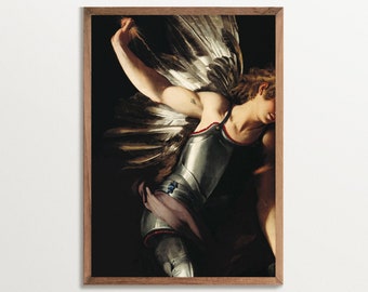 Moody Wall Art - The Divine Eros | Baroque Painting Print | Dark Academia Decor