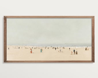 Coastal Wall Art – Sand, Sea And Sky | Panoramic Wall Art | Beach Art Print