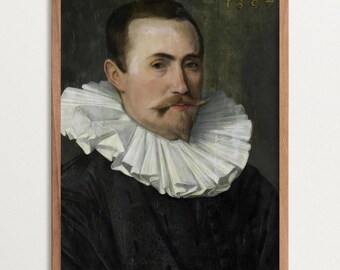 ロココ調紳士の肖像画プリント｜ヴィンテージ貴族の油絵 - Etsy 日本