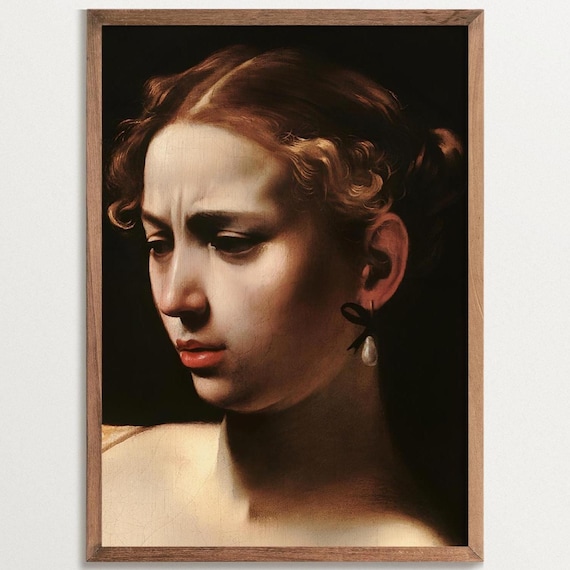 Moody Wall Art – Judith | Baroque Art, Dark Academia Decor, Altered Art Print
