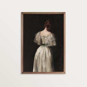 Victorian Painting Print | Dark Academia Wall Art | Modern Antique Print