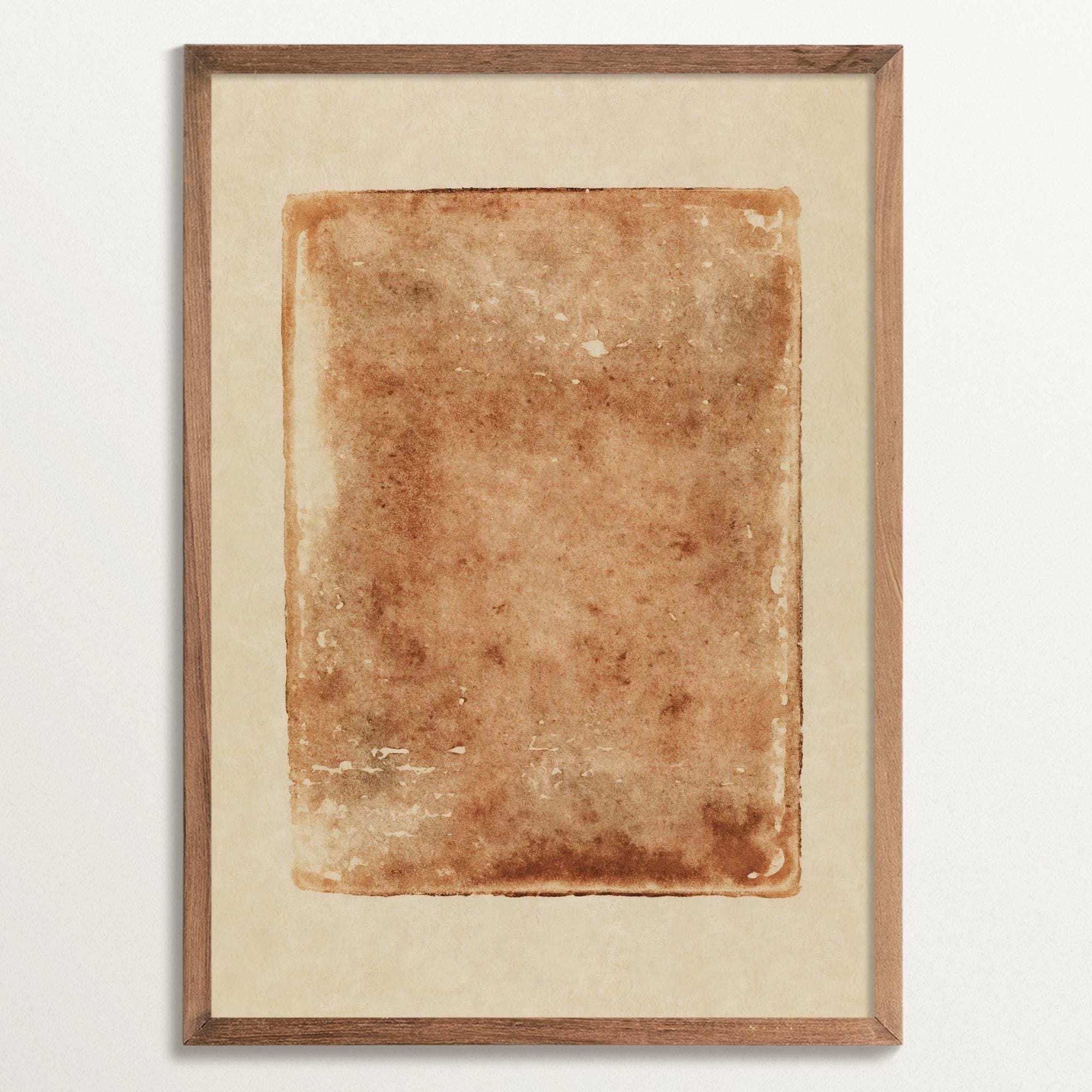 Wabi Sabi Wall Art Print, Japandi Abstract, Earthy Tones - Etsy