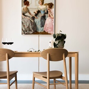Viktoriansk väggkonst – Regency-konst, Coquette-rumsdekor, Vintage väggkonst bild 2