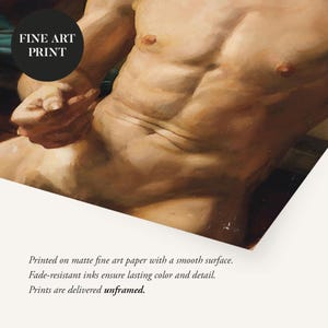 Close-up of a fine art print on matte paper showing smooth texture and rich color detail, demonstrating professional giclée printing quality with fade-resistant inks for long-lasting beauty.