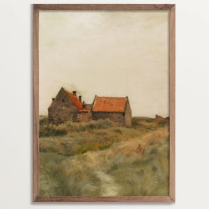 Countryside Art Print – October Day | Landscape Painting, French Country  Cottage Decor, Moody Landscape