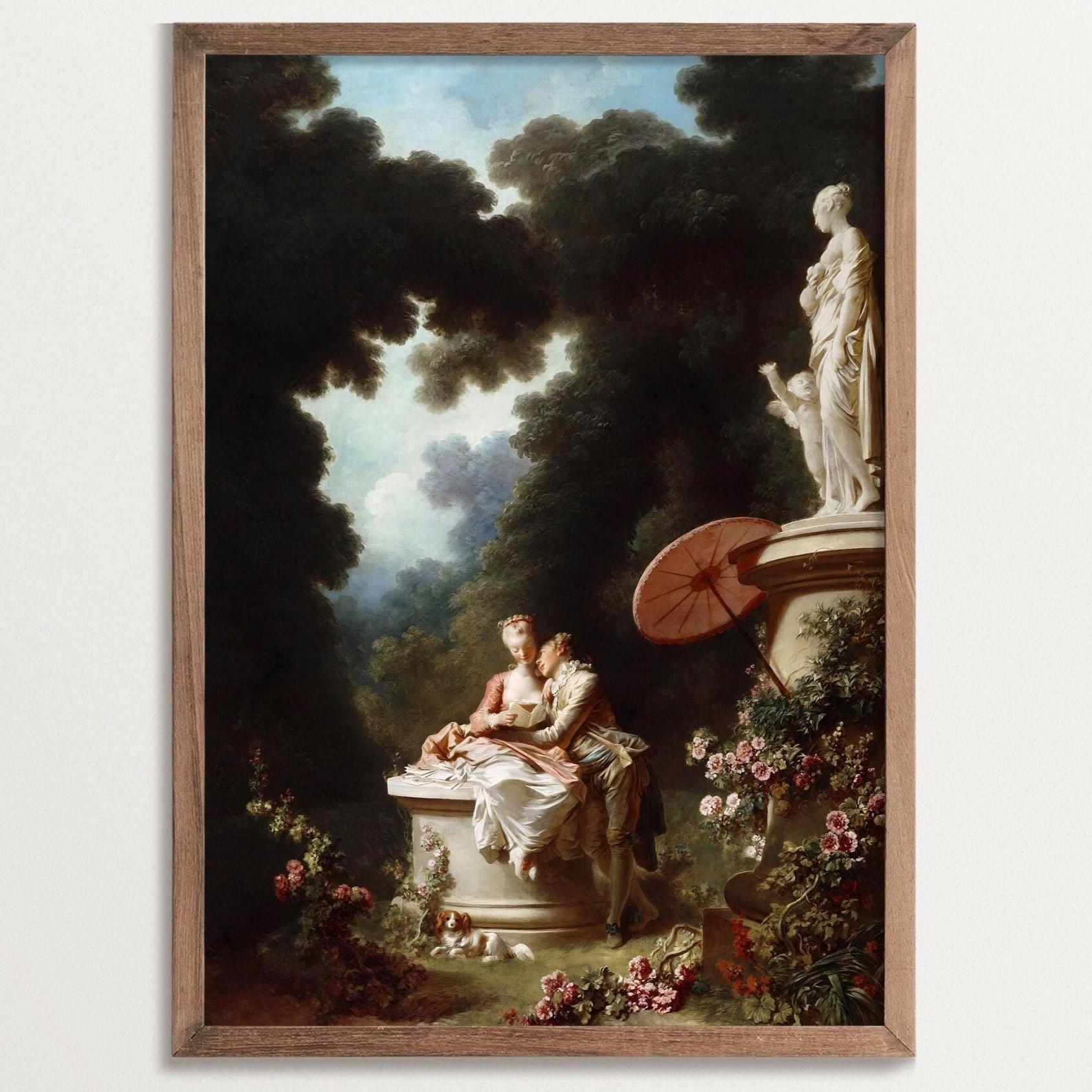 Rococo Art Print - Love Letter | Maximalist Decor | Famous