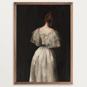Victorian Painting Print | Dark Academia Wall Art | Modern Antique Print