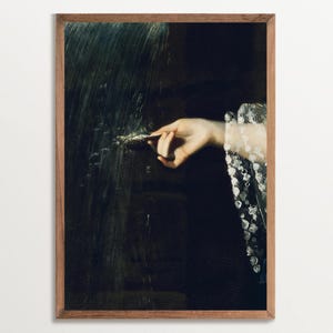 Dark Academia, Moody Wall Art, Vintage Painting Print, Surreal Art Print, Victorian Art