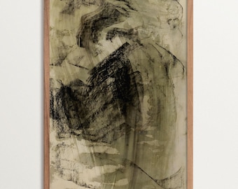 Wabi Sabi Abstract Art Print – Minimalist Earth Tones Poster