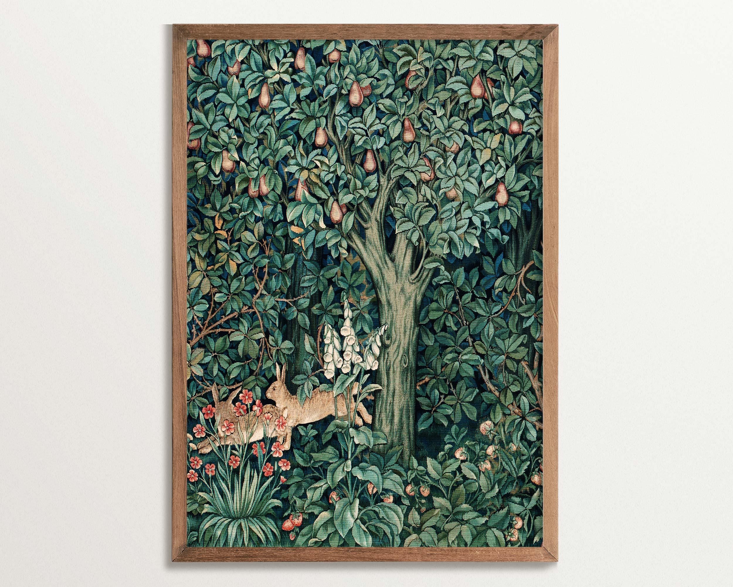 William Morris Tapestry Wall Art Print - Cottagecore & Vintage Decor for Cozy Homes