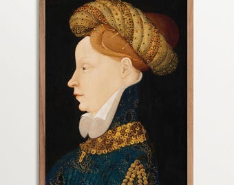 Renaissance Portrait Print – Vintage Woman Wall Art