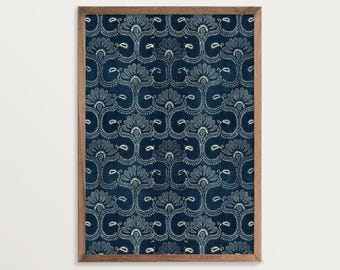 Tapestry Wall Art Print | Modern Farmhouse | Vintage Textile Print