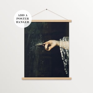 Wooden Poster Hanger, Minimalist Frame, Magnetic Hanger