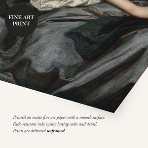 Close-up of a fine art print on matte paper showing smooth texture and rich color detail, demonstrating professional giclée printing quality with fade-resistant inks for long-lasting beauty.