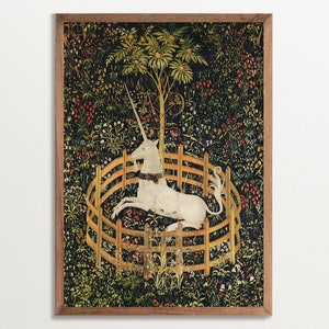 Mid Century Wandbehang, Cottagecore Dekor, Kunstdruck, Kunstdruck