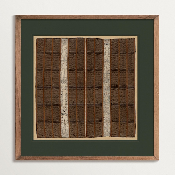 Vintage Textile Wall Art Print, Wabi Sabi Home Decor, Antique Fabric Print, Square Poster, Boho Gift for Her