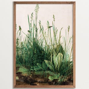 Renaissance Painting Print, Vintage Botanical Wall Art, Cottagecore Decor