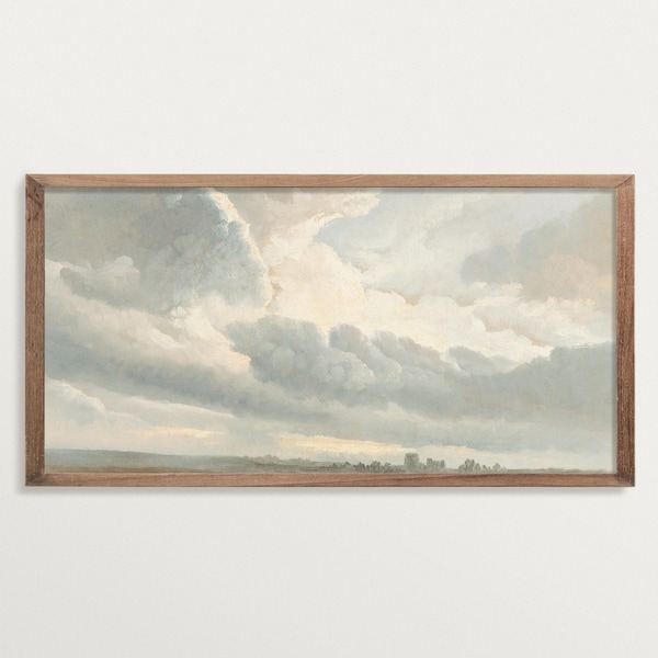 Impression nuages | Impression panoramique de paysage | Peinture du ciel